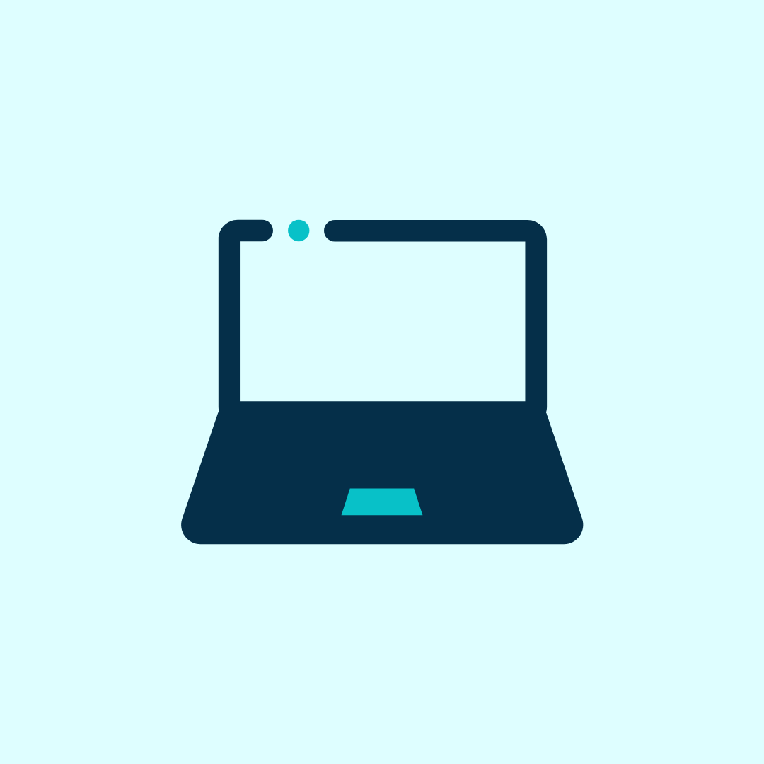 Laptop computer icon